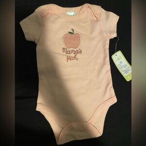 Peach Baby Onesie - Mama's Pick